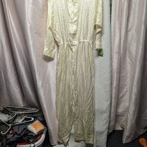 Elegant Cream Jumpsuit